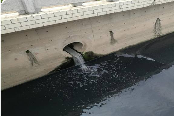 黑臭水体消泡剂应用场景