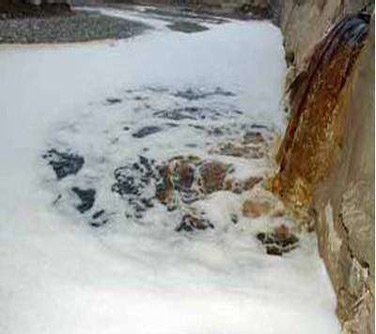 泡沫的产生严重危害到生态环境