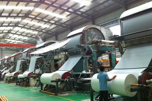 造纸工业生产图 造纸工业生产图